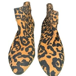 Lucky Brand Zaprika Bootie Leopard Women’s Size 8